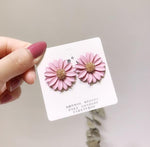 Metal Flower Earrings