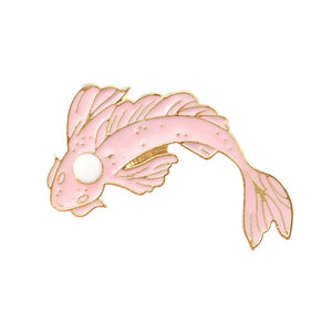 Goldfish Enamel Brooches