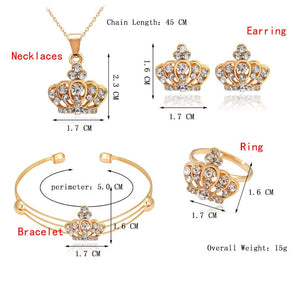 Austrian Crystal 18K Jewelry Set