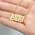 Birth Year Necklace