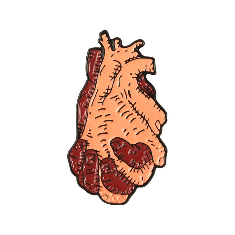 Anatomical Heart Brooches (19 Styles)